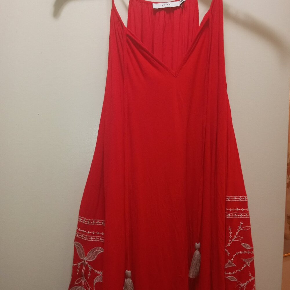 Boho Chic Red Top - Picture 2 of 6